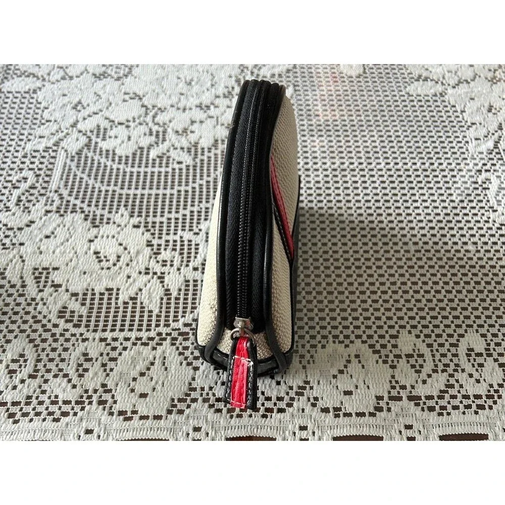 Stylish Black and Red Cosmetic Bag
